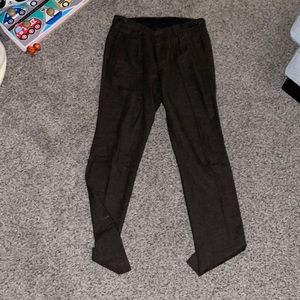 Brown Suit Pants
